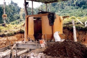 The illegal mill on the Princesa concession.